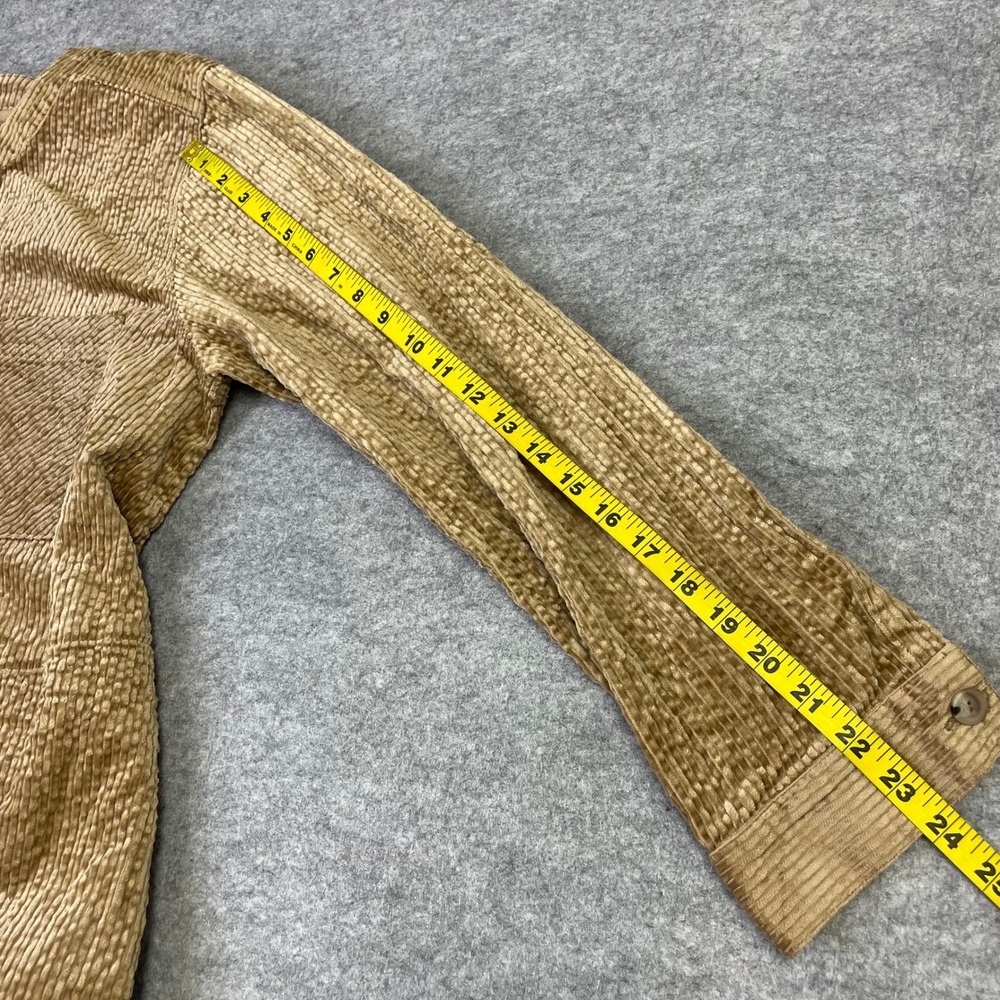 Pure Jill J.Jill Textured Corduroy Duster L Button Front Longline Shirt Jacket - Picture 16 of 16